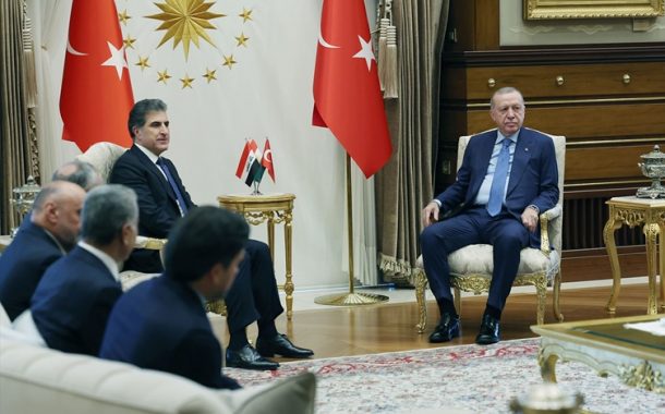 Nêçîrvan Barzanî li Enqerê mêvanê Erdogan bû